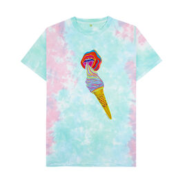 Chila Kumari Singh Burman: Ice Cream tie dye t-shirt